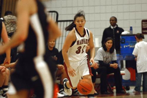 Junior point guard Emily Tay buried a jumper with 14 seconds remaining to give the Crimson a win over Penn. The points gave her 21 for the night on 9-of-18 shooting. It also salvaged a win over the hapless Quakers, pushing Harvard to 3-1 in Ivy League pla