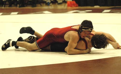 Senior Matt Button’s strong performance in the three weekend meets helped the Crimson to its first two victories of the season and aided the squad in its foiled upset bid against Penn with a major decision early.