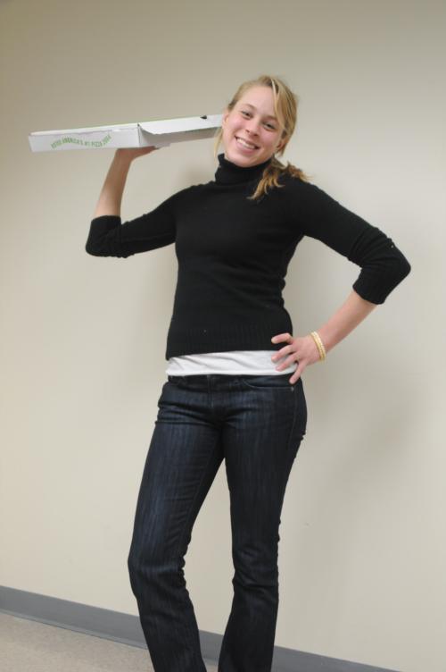 Wouldn't it be amazing if this was your delivery girl?