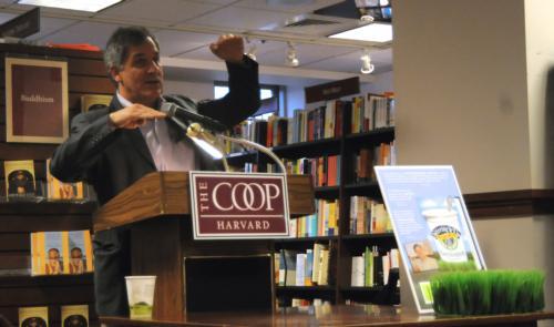 Gary Hirshberg, the “CE-Yo” of Stonybrook Farm, spoke yesterday at the Harvard Coop about his experience working for environmental change as part of the world’s largest organic yogurt company.