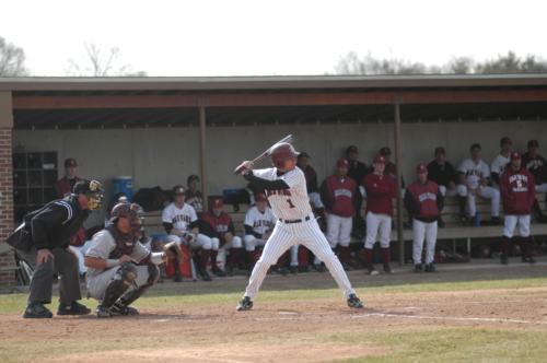 Harvard baseball captain Matt Vance, shown here in earlier action, provided all of the Crimson’s offensive firepower in yesterday’s 4-3 loss to Holy Cross in Worcester, Mass. Vance slugged two homers and drove in all three of Harvard’s runs, but the rest 