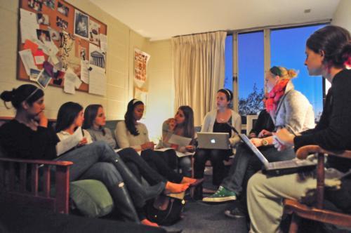 As you can see, only half of the Circle of Women could fit into this photo. 