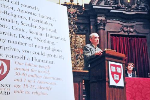 Dan Barker, a former teenage evangelist, choir librarian, and associate pastor, gradually outgrew his religious roots. Score one for the atheists. 