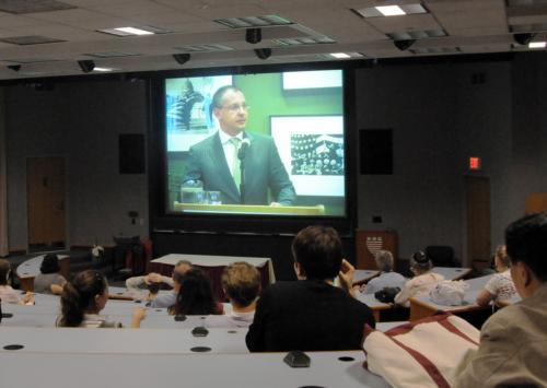 Tight security forced even members of the press into the overflow room for Bulgarian Prime Minister Sergei Stanishev’s discussion of Bulgaria as a stabilizing factor at Harvard Kennedy School yesterday.