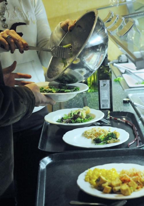 The dining hall isn't your personal kitchen. Save your Food Network skills for Thanksgiving Break.