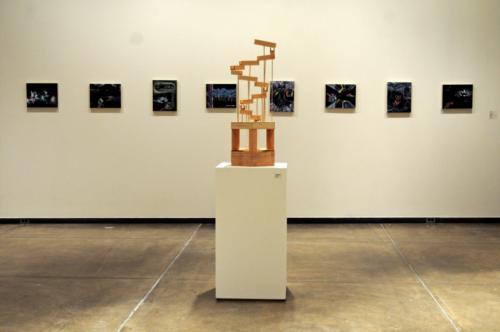 Works from students of VES undergraduate courses are displayed at the Carpenter Center as part of EXHIBITION: STUDENTS CHOOSE.
