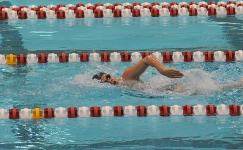 Sophomore Kate Mills continued her stellar performance this season in this weekend’s Harvard-Yale-Princeton meet, winning the 100-yard fly and anchoring the first-place 400-yard free relay squad in a Crimson split.