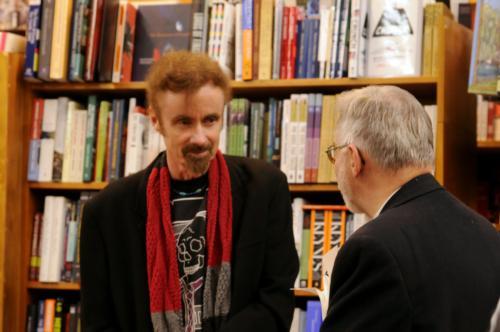 T.C. Boyle, author of the novel “The Women,” talks about his book at the Harvard Bookstore on Wednesday night.