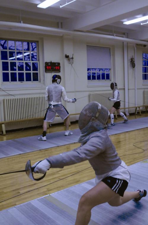 Sophomore Yunsoo Kim e-mailed her coach, walked onto the fencing team, took on a starting role as a sabre, and will soon get the chance to help her team as it competes for a national title