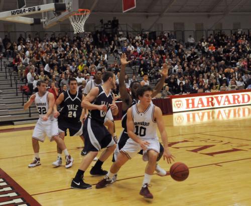 Senior guard Drew Housman was the driving force for the Crimson in Saturday night’s 66-60 win over Penn. Housman shot efficiently from the floor, going 8-for-12 and finished with 22 points on the night.