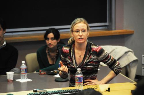 The panel “Evaluating the Gender Variable: Academic and Policy
Implications” examines gender’s role in Starr Auditorium on Wednesday.