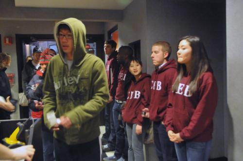 College Events Board organizes Dinner and a Movie last night. Students receive discounts at various restaurants in Harvard Square as well as admission to a free movie screening of the new movie “Watchmen” at the AMC Loews Theater on Church Street.