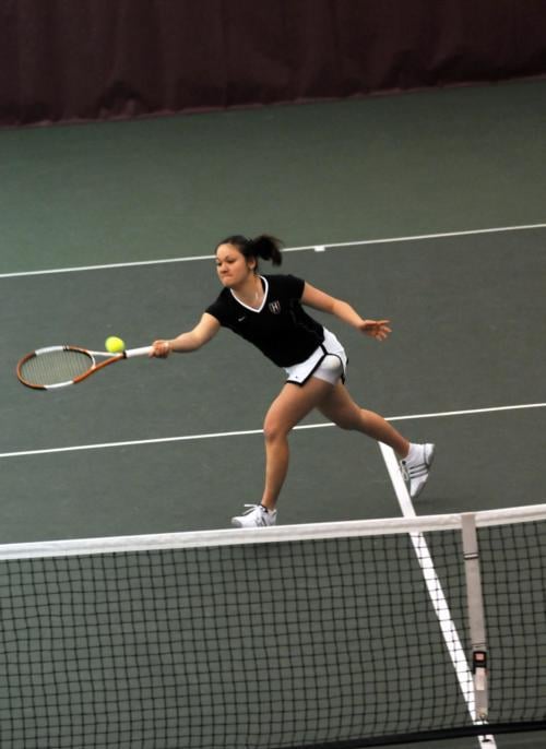 Harvard captain Laura Peterzan continued to be one of the Crimson’s top performers over the break. She was a key figure in Harvard’s three victories in California, picking up three singles wins, including a defiant 4-6, 6-0, 6-1 comeback victory against U