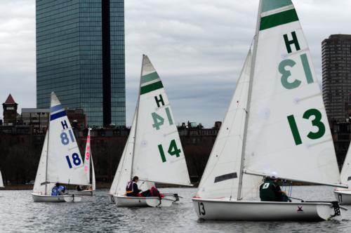 The Harvard sailing team raced in three regattas around New England this weekend, with its best finish coming at the Central Series Three competition. The Crimson made the top fleet at the Southern New England Team Race, and placed seventh at the Dellenba