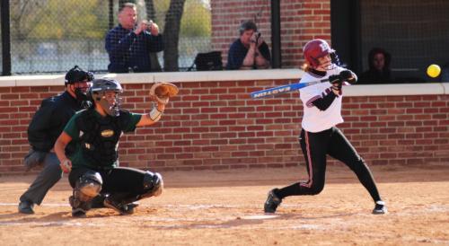 Sophomore Ellen Macadam led an offensive resurgence for the Crimson yesterday, helping her team with a two-run homer in the third inning to push Harvard’s advantage to 5-0. The Crimson put six runs on the board but could not stop BC, which enjoyed a walk-