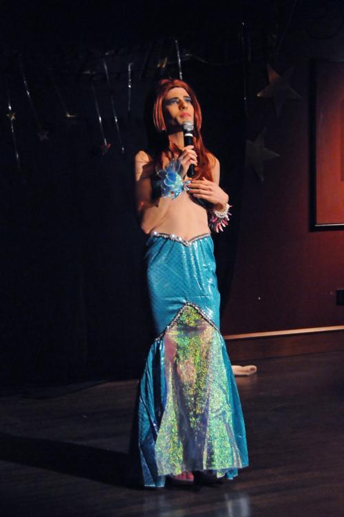 Female impersonators rocked the runway last Saturday. 