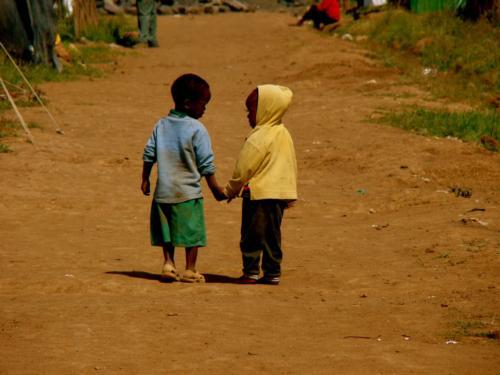 At Pipeline, a Kenyan settlement of over 6,000 internally displaced persons, two children seek the security of friendship after their lives have been torn apart.