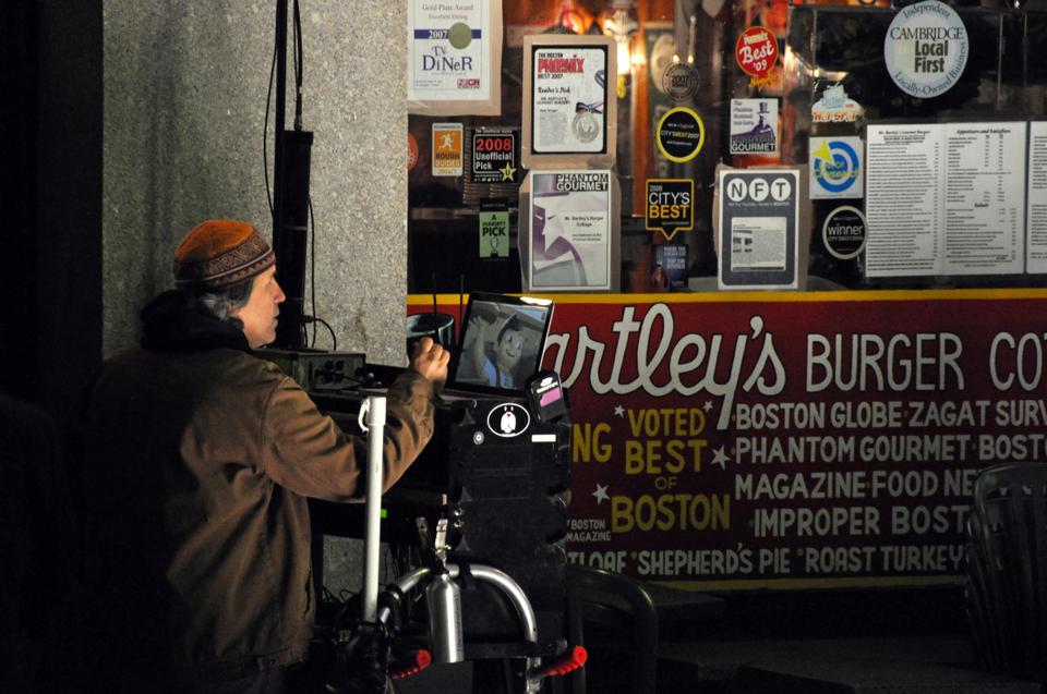 Bartley’s became the center of attention Saturday night as film crews and cameramen gathered in ordered to shoot a movie based on the origins of Facebook