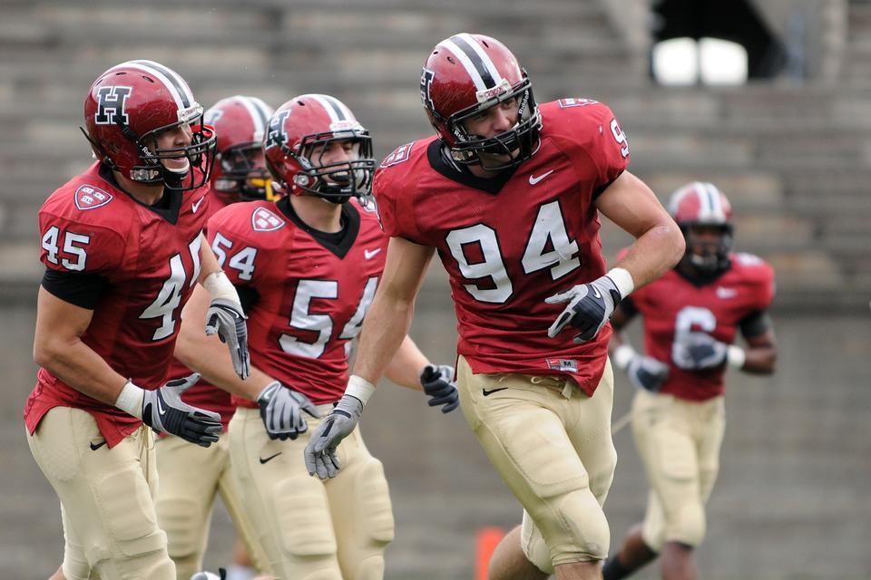 Harvard football beat Dartmouth 42-21 on Saturday, Oct. 31, 2009.