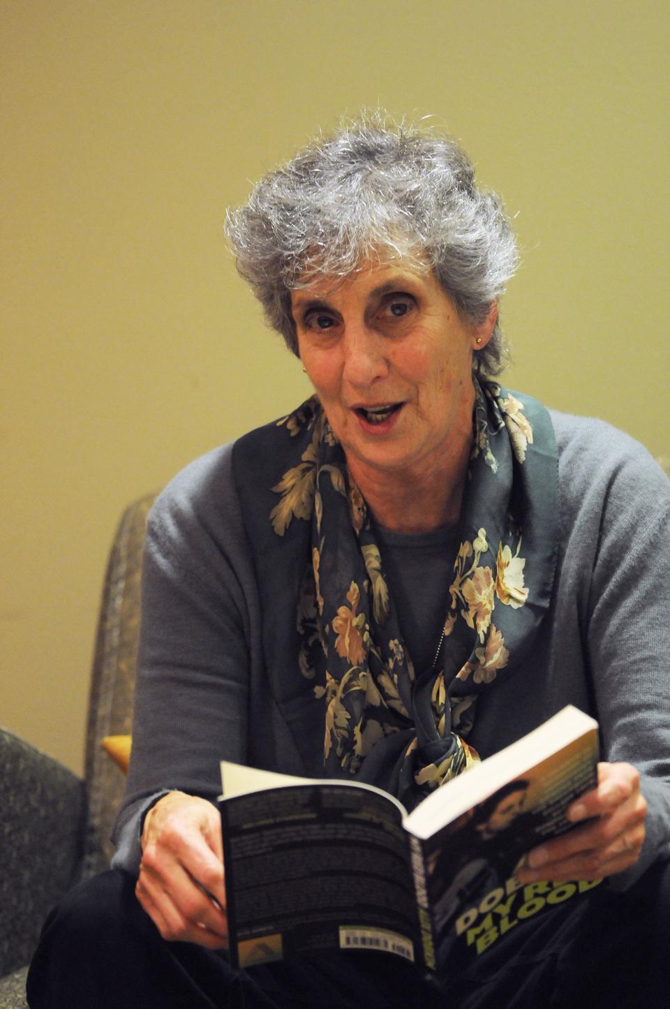 Alix Dobkin reads from her new novel, “My Red Blood”, and performs at the Harvard College Women’s Center. 