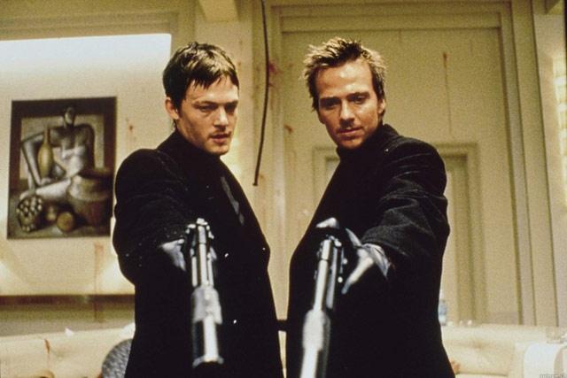 A decade after the release of the original "Boondock Saints," director Troy Duffy delivers another dose of gun-toting adrenaline in "The Boondock Saints II: All Saints Day," which chronicles the continued saga of Murphy (Norman Reedus, left) and Connor (Sean Patrick Flannery, right) MacManus.