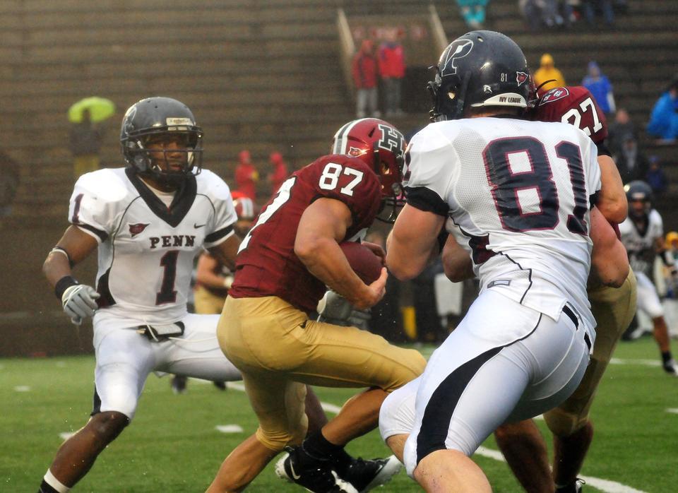 Junior Marco Iannuzzi paced Harvard on Saturday, bringing in a team-high 3 catches for 51 yards on his way to 163 all-purpose yards.