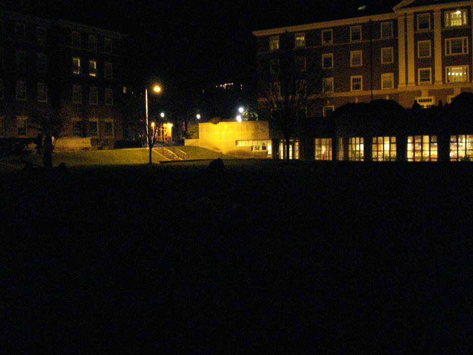 Those are about the only lights we saw.