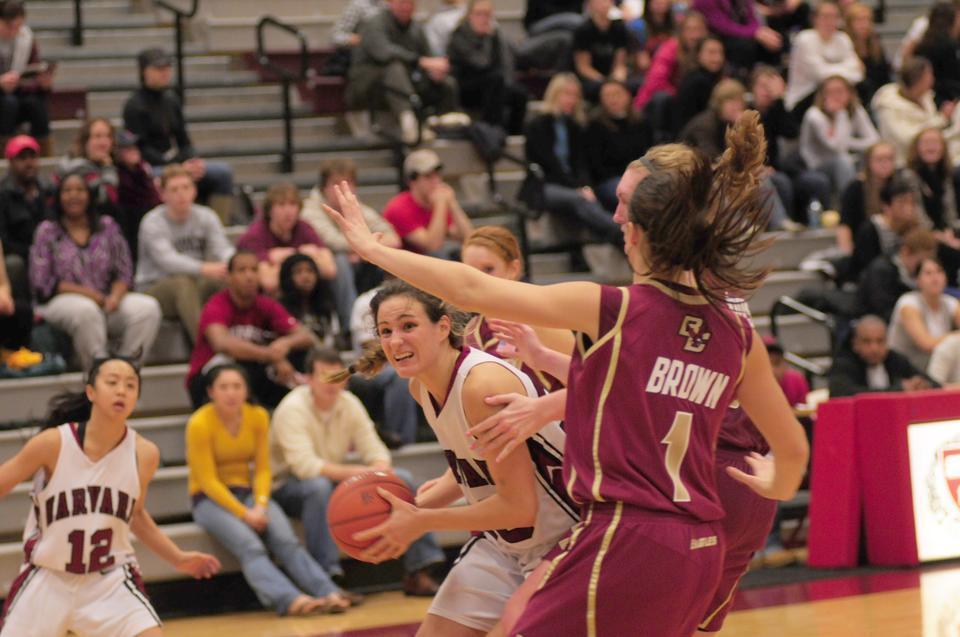 Junior Emma Markley led Harvard’s offense in an overtime loss against New Hampshire last night, scoring 21 points.
