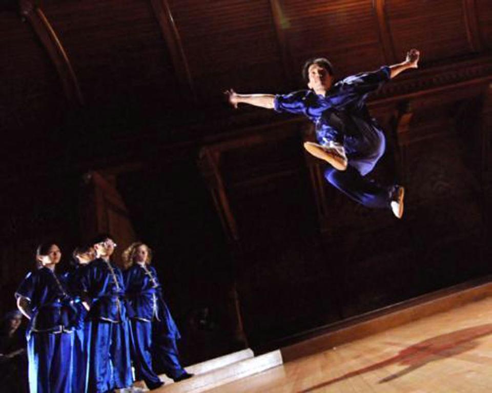 Original Publication Date: March 2, 2009

Members of the Harvard Wushu Club perform during Cultural Rhythms 2009. Emmy award winning comedian Dan Aykroyd, honored as Harvard Foundation's Artist of the Year, hosted the event. 