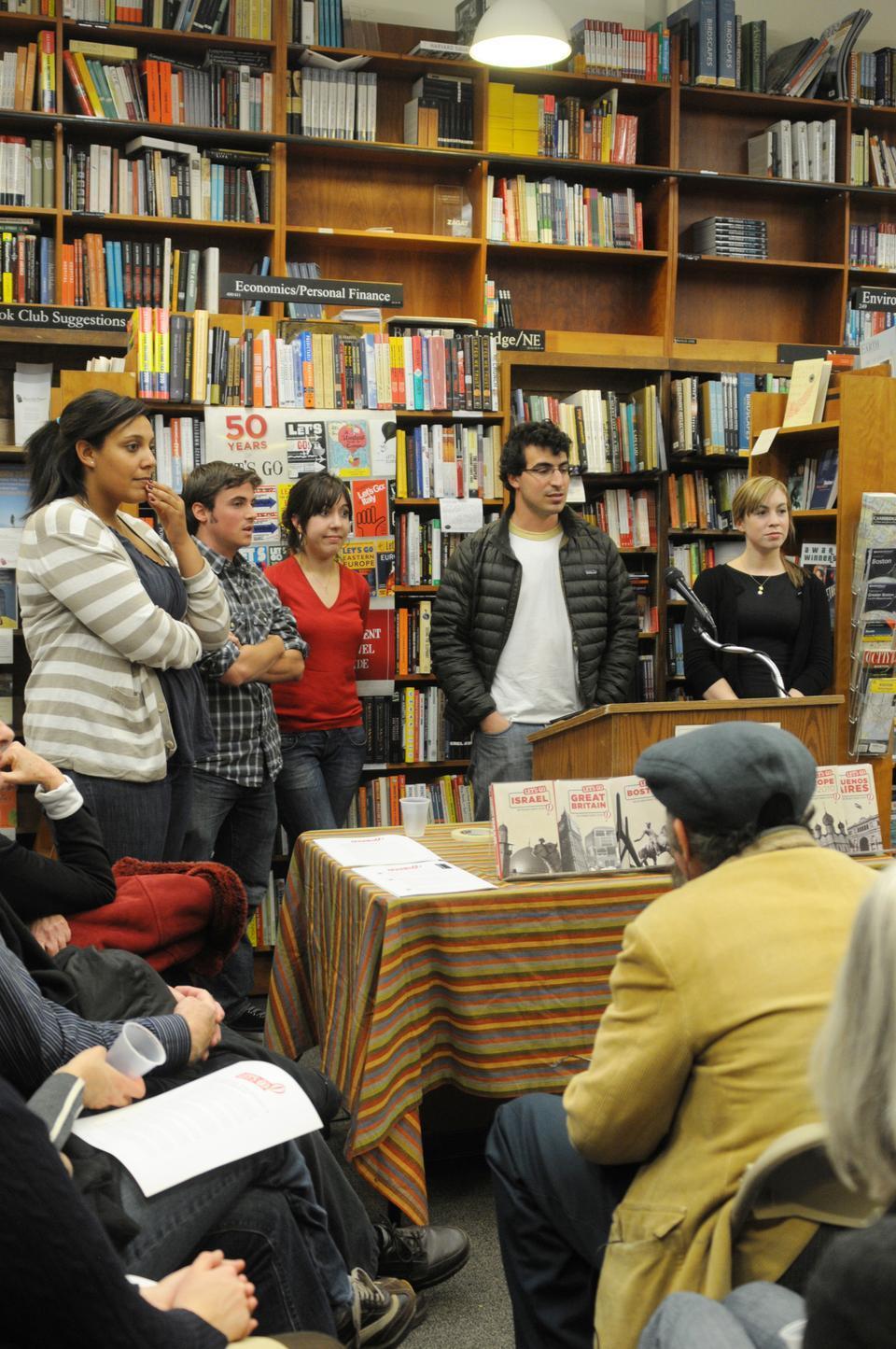 Let’s Go Publications hosted an informal budget travel workshop at The Harvard Book Store, sharing experiences from their own trips.