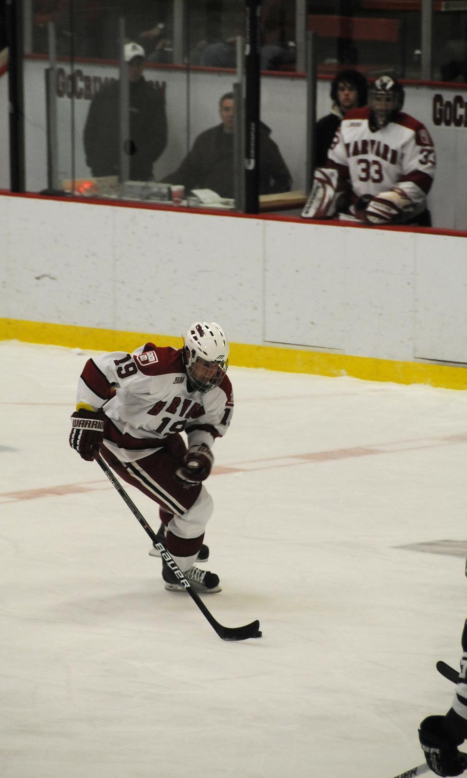 Sophomore Alex Killorn scored early in the third period to tie the game at two, but Harvard faltered in the third period, going on to lose the game, 6-3. The Crimson sits eighth in the ECAC conference standings.