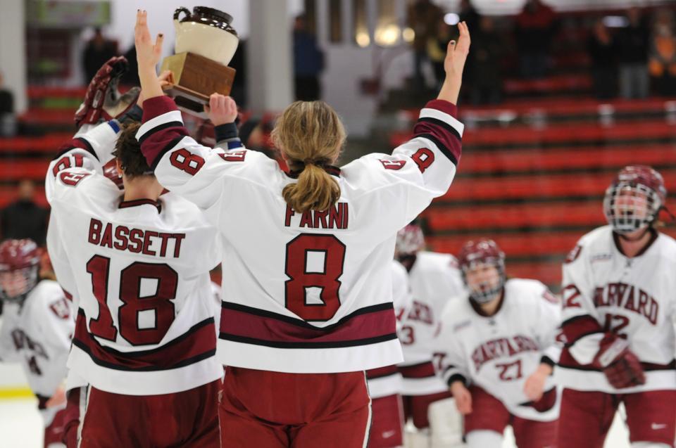 Women's ice hockey beat Northeastern in the Beanpot final last night to take the title.