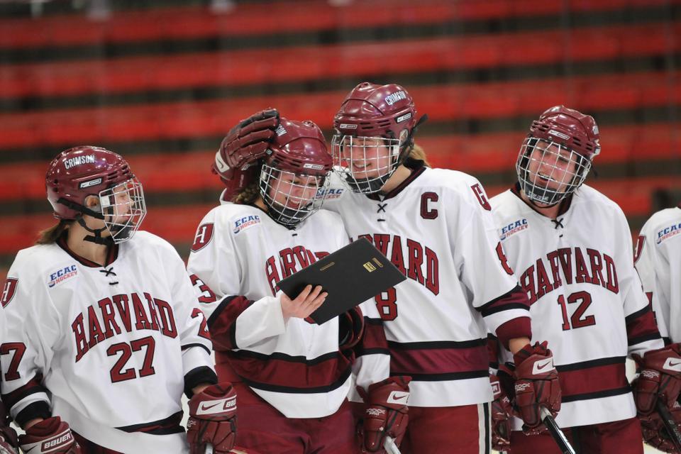 Women's ice hockey beat Northeastern in the Beanpot final last night to take the title.
