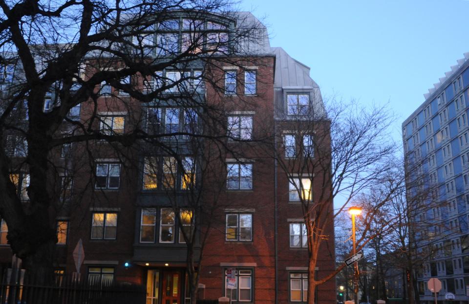 20 DeWolfe St., one of the two converted apartments on DeWolfe St., is used to house overflow College students.