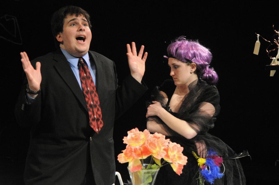 Actors from “Leah” take part in an Surrealist-Inspired play-within-a-play written by Sonia C. Coman ’12