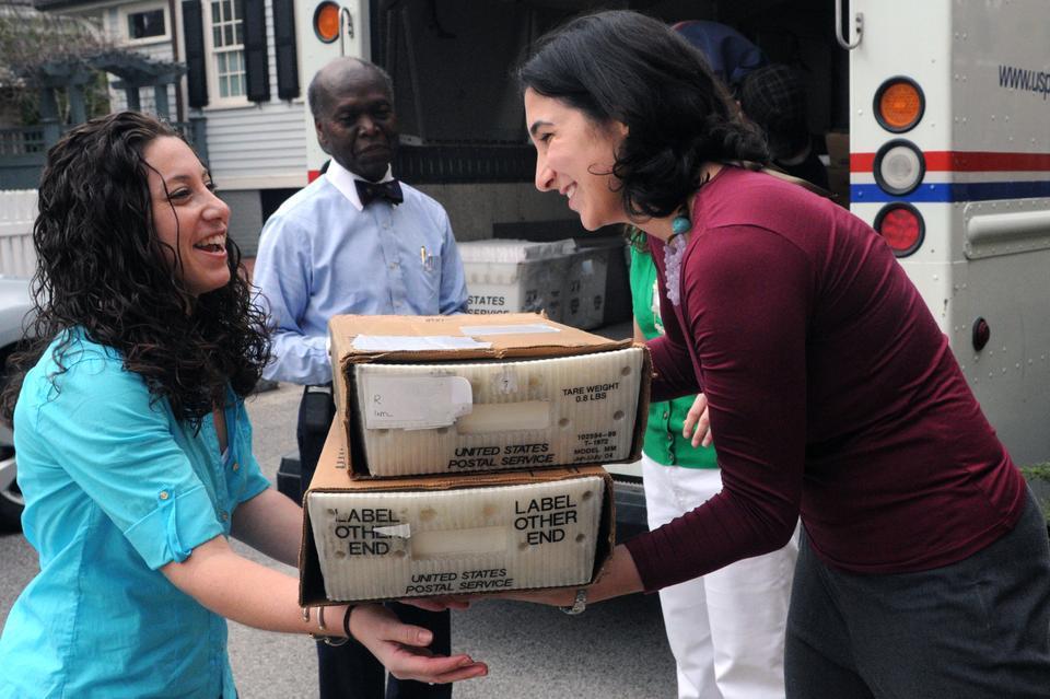 Admissions officers load rejection letters onto the USPS truck. They exchange congratulations on the successful completion of another year of decisions, and lament the fact that they must reject so many qualified applicants. 