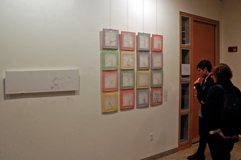 The exhibit “Invisible Cities” opened in CGIS Southand will run until April 20. The exhibition is sponsored by the Office of the Arts, Harvard Undergraduate Council, the VES department, and HAMUC. 
