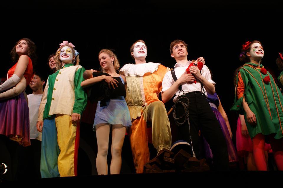 Lost and Clowned: The Freshman Musical is a collaborative effort of freshman writers, actors, directors, producers, and techies.  This annual tradition was performed in the Agassiz Theater last weekend.