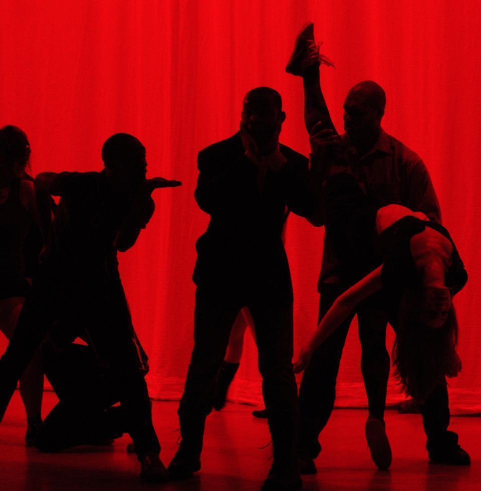 Expressions Dance Company performs during "Explicit", its spring dance show, last Friday in Lowell Lecture Hall. 