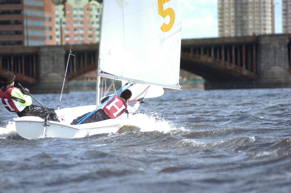 Harvard sailing finished 6th in the Longfellow Bridge Invitational this weekend.