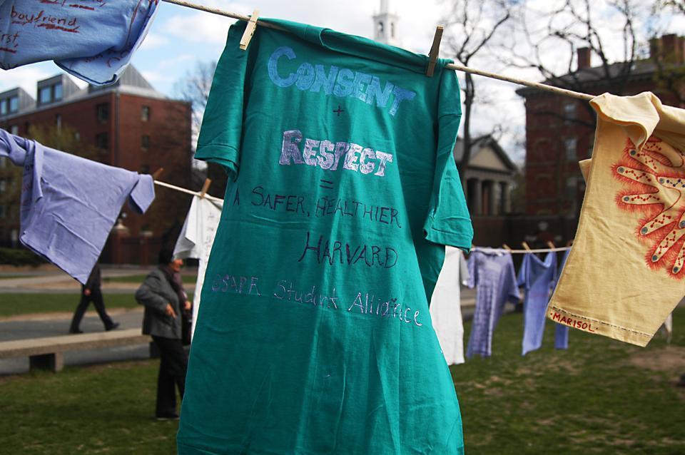 The Clothesline Project is an exhibit of t-shirts decorated by survivors of sexual assault and their supporters for Sexual Assault Awareness Month. They will hang outside the Science Center this week.