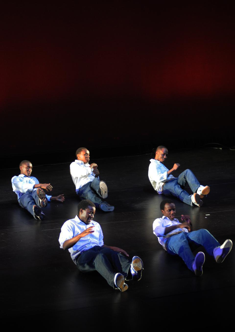 Students and various artistic groups perform at Africa Night 2010: An African Odyssey in New College Theater.