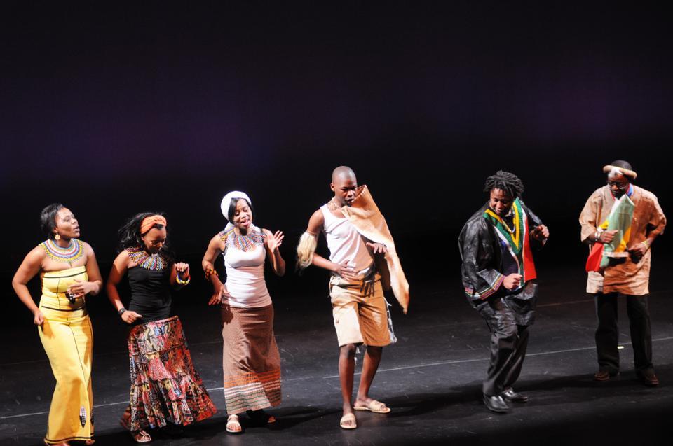 Students and various artistic groups perform at Africa Night 2010: An African Odyssey in New College Theater