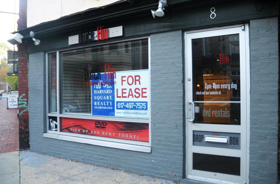 Tesoro, a jewelery boutique, will move in next to the venue on Bow St., pictured above, that formerly housed Quick Flix. The opening of a new business, despite the departure of one last month, has the Harvard Square Business Association confident in the stability of the Square business climate.