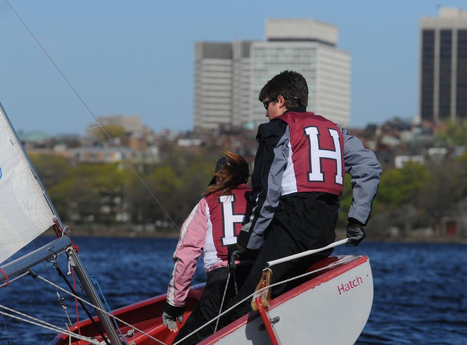 Harvard sailing competed at the Midweek Tech Invitational at MIT on Tuesday.