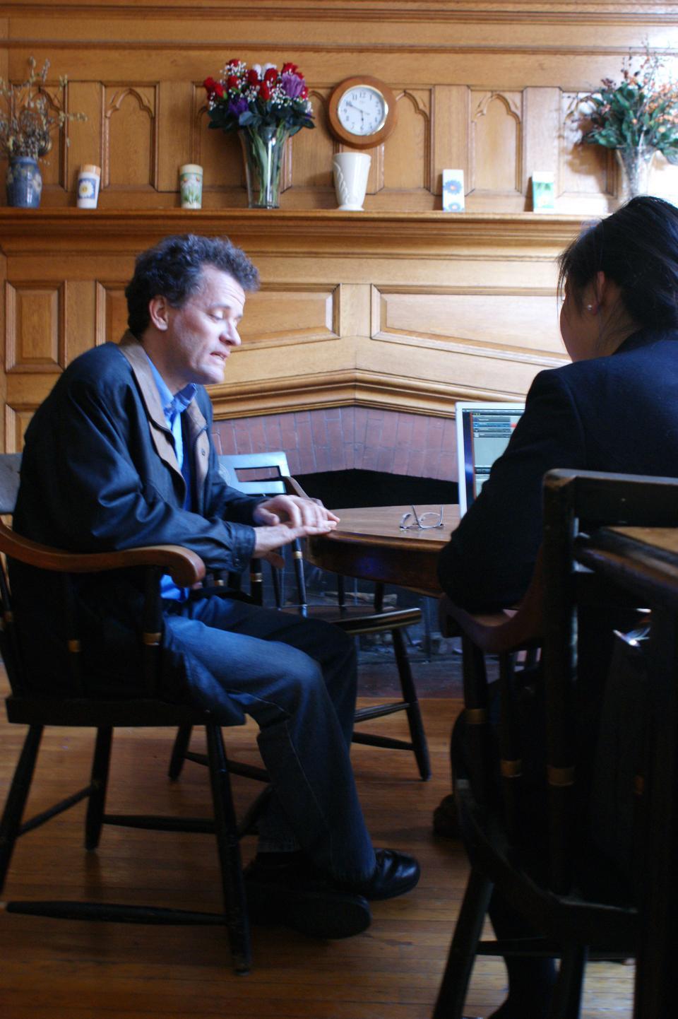 Yann Martel, the author of the award-winning novel "The Life of Pi", talks to FM during his tour to introduce his new book, "Beatrice and Virgil."