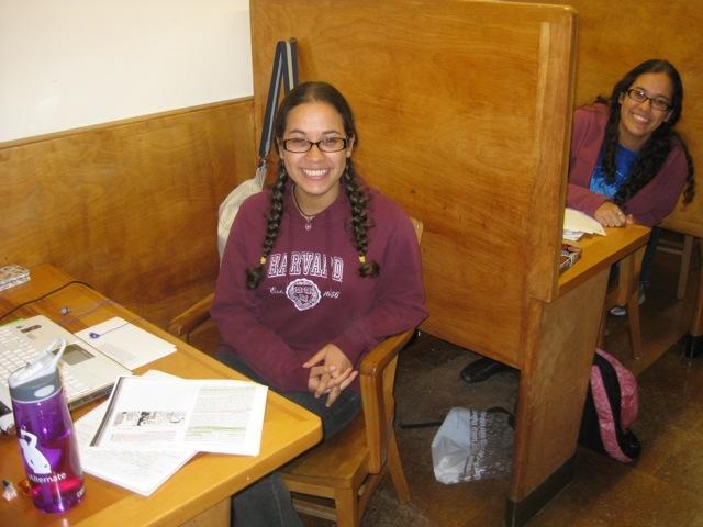 Nicole K. Casart ’13 (left) and Jasmine K. Casart ’13 (right)