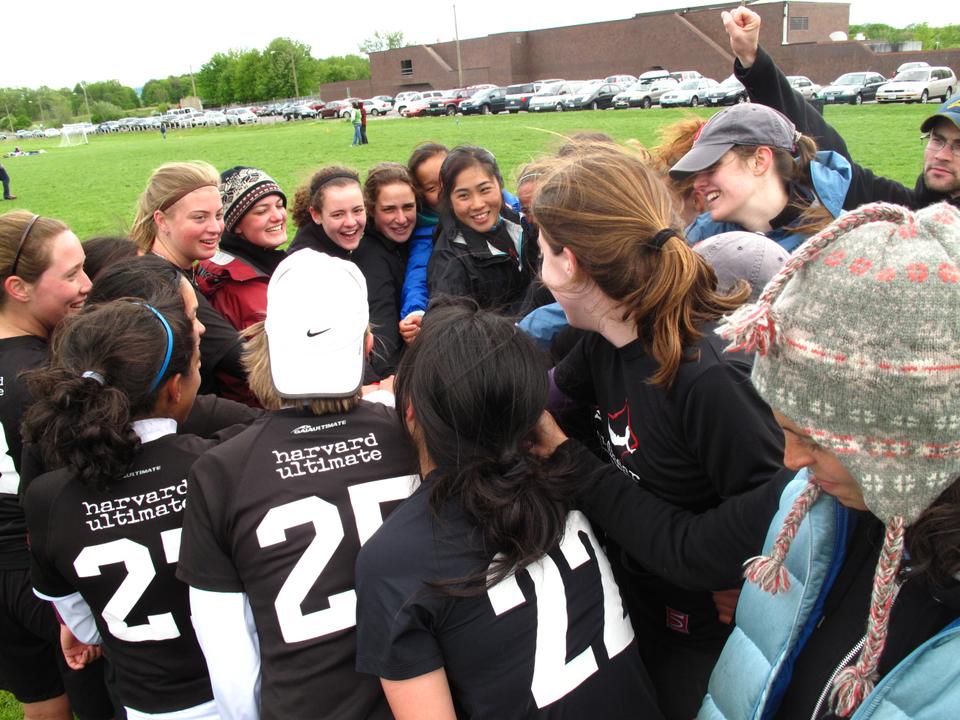 The Quasar, Harvard's female ultimate frisbee team, earned their first berth to Nationals last weekend with a second-place finish to Middlebury at the New England Regional Championships.