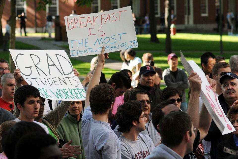 This year's seniors felt the effects of the drastic decrease in Harvard's endowment over the past four years, as spending was cut on everything from faculty to hot breakfasts.