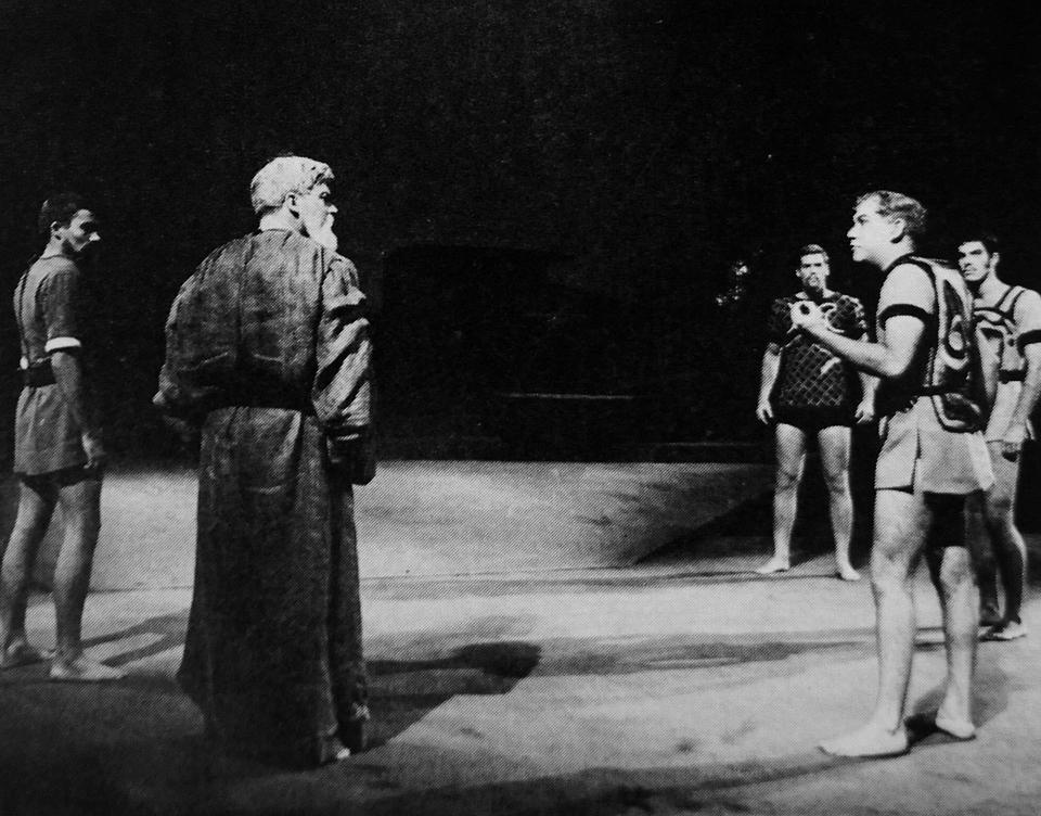 “Take but degree away, untune that string, and hark what discord follows,” says a Harvard student acting as Ulysses, a character in “Troilus and Cressida.”
